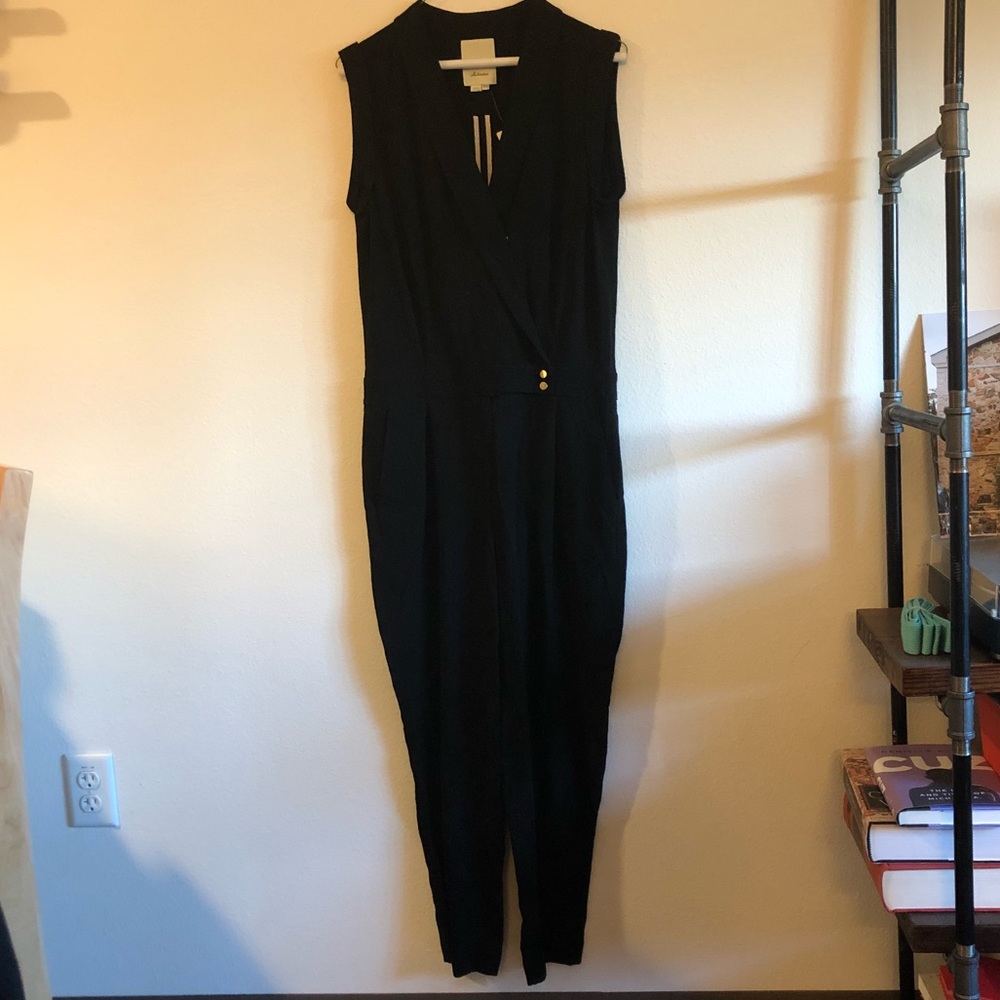 Anthropologie Elevenses Jumpsuit